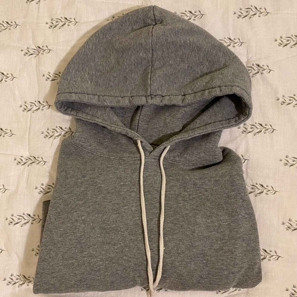 Cropped Grey Hoodie